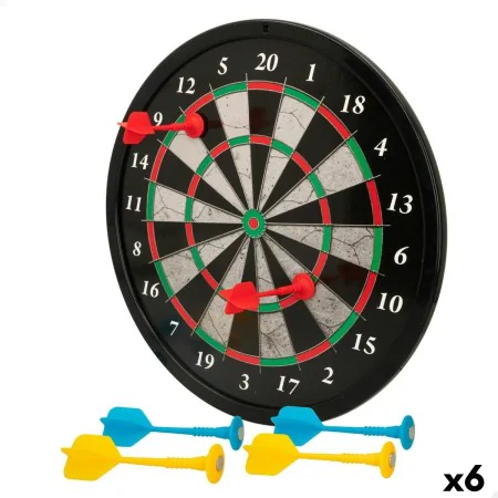 Zielscheibe Colorbaby Beidseitig Plattenspeicher 30,5 x 30,5 x 1 cm (6 Stück) von Colorbaby, Klassische Dartboards - Ref: S89...