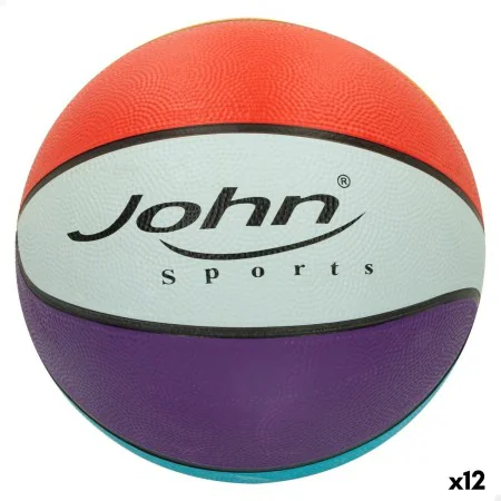 Ballon de basket John Sports Rainbow 7 Ø 24 cm 12 Unités de John Sports, Ballons - Réf : S8902259, Prix : 69,79 €, Remise : %