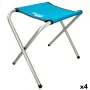 Banco Dobrável Aktive Azul Camping 30 x 37 x 40 cm (4 Unidades) de Aktive, Banquetas - Ref: S8902285, Preço: 22,98 €, Descont...