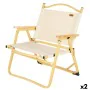 Foldable Camping Chair Aktive Sabana 47 x 62 x 42 cm (2 Units) by Aktive, Chairs - Ref: S8902295, Price: 63,44 €, Discount: %