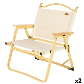 Silla de Camping Plegable Aktive Sabana 47 x 62 x 42 cm (2 Unidades) de Aktive, Sillas - Ref: S8902295, Precio: 63,44 €, Desc...