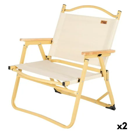 Foldable Camping Chair Aktive Sabana 47 x 62 x 42 cm (2 Units) by Aktive, Chairs - Ref: S8902295, Price: 63,44 €, Discount: %