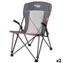 Foldable Camping Chair Aktive Grey 59 x 97 x 68 cm (2 Units) by Aktive, Chairs - Ref: S8902303, Price: 71,97 €, Discount: %