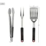 Barbecue Utensils Set Aktive 3 Pieces Barbecue Stainless steel 9 x 41 x 5 cm (4 Units) by Aktive, Barbecue Tool Sets - Ref: S...