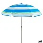 Parasol Aktive UV50 Ø 200 cm Poliéster 200 x 196 x 200 cm (6 Unidades) de Aktive, Sombrinhas - Ref: S8902324, Preço: 61,87 €,...