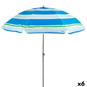 Parasol Aktive UV50 Ø 200 cm Polyester 200 x 196 x 200 cm (6 Unités) de Aktive, Parasols - Réf : S8902324, Prix : 57,28 €, Re...