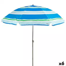 Parasol Aktive UV50 Ø 200 cm Poliéster 200 x 196 x 200 cm (6 Unidades) de Aktive, Sombrinhas - Ref: S8902324, Preço: 57,28 €,...