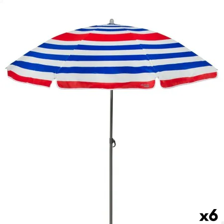 Parasol Aktive 220 x 207 x 220 cm (6 Unités) de Aktive, Parasols - Réf : S8902326, Prix : 76,61 €, Remise : %