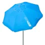 Parasol Aktive UV50 Ø 200 cm Azul Poliéster Alumínio 200 x 198,5 x 200 cm (6 Unidades) de Aktive, Sombrinhas - Ref: S8902334,...