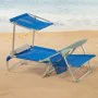 Beach Chair Aktive Blue 47 x 67 x 43 cm (2 Units) by Aktive, Folding Chairs - Ref: S8902376, Price: 92,90 €, Discount: %