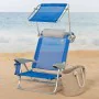 Cadeira de Praia Aktive Azul 47 x 67 x 43 cm (2 Unidades) de Aktive, Cadeiras articuladas - Ref: S8902376, Preço: 85,08 €, De...