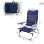 Chaise de Plage Aktive Slim Pliable Blue marine 47 x 89 x 57 cm (2 Unités) de Aktive, Chaises pliantes - Réf : S8902381, Prix...