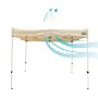 Gazebo Aktive Dobrável Altura ajustável Aço Poliéster 420D Oxford Creme 300 x 320 x 300 cm de Aktive, Sombras - Ref: S8902398...