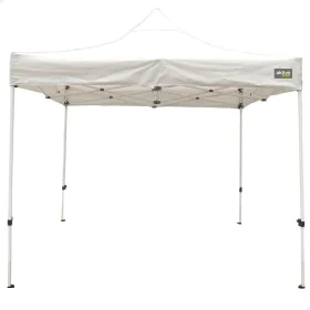 Gazebo Aktive Pieghevole Altezza regolabile Acciaio Poliestere 420D Oxford Bianco 300 x 320 x 300 cm di Aktive, Gazebo - Rif:...