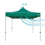 Gazebo Aktive Foldable Adjustable height Steel Polyester 420D Oxford Green 300 x 320 x 300 cm by Aktive, Gazebos - Ref: S8902...