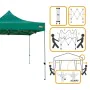 Gazebo Aktive Pieghevole Altezza regolabile Acciaio Poliestere 420D Oxford Verde 300 x 320 x 300 cm di Aktive, Gazebo - Rif: ...