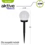 Solar garden lights Aktive Plastic 10 x 34 x 10 cm (24 Units) by Aktive, Pathway Lighting - Ref: S8902409, Price: 53,65 €, Di...