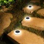 Set de estacas solares de jardín Aktive 4 Piezas ABS 10,5 x 12,5 x 10,5 cm (6 Unidades) de Aktive, Iluminación de caminos - R...