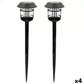 Set of solar garden lights Aktive 2 Pieces Stainless steel Plastic 13 x 55 x 13 cm (4 Units) by Aktive, Pathway Lighting - Re...