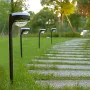 Set of solar garden lights Aktive 2 Pieces polypropylene 11 x 49 x 12 cm (4 Units) by Aktive, Pathway Lighting - Ref: S890241...