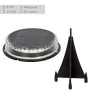 Set of solar garden lights Aktive 2 Pieces Plastic 12 x 13,5 x 12 cm (6 Units) by Aktive, Pathway Lighting - Ref: S8902414, P...