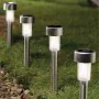 Set of solar garden lights Aktive 6 Pieces Plastic 5,5 x 36 x 5,5 cm (6 Units) by Aktive, Pathway Lighting - Ref: S8902416, P...