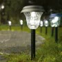 Set of solar garden lights Aktive 6 Pieces Stainless steel Plastic 10 x 38 x 10 cm (4 Units) by Aktive, Pathway Lighting - Re...