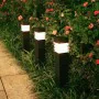 Set of solar garden lights Aktive 4 Pieces Plastic 6 x 39,5 x 6 cm (4 Units) by Aktive, Pathway Lighting - Ref: S8902418, Pri...