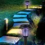 Solar garden lights Aktive polypropylene 14 x 42 x 14 cm (4 Units) by Aktive, Pathway Lighting - Ref: S8902419, Price: 32,39 ...