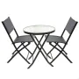 Garden furniture Aktive Table Chair x 2 3 Pieces 60 x 71 x 60 cm 46 x 42 x 82 cm by Aktive, Garden Furniture Sets - Ref: S890...