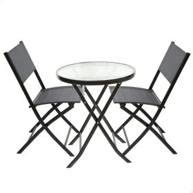 Meubles de jardin Aktive Table Chaise x 2 3 Pièces 60 x 71 x 60 cm 46 x 42 x 82 cm de Aktive, Salons de jardin - Réf : S89024...