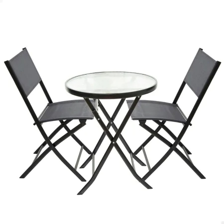 Móveis de jardim Aktive Mesa Cadeira x 2 3 Peças 60 x 71 x 60 cm 46 x 42 x 82 cm de Aktive, Conjuntos de mobiliário de jardim...