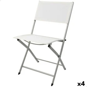 Silla Plegable Aktive Blanco 46 x 81 x 55 cm (4 Unidades) de Aktive, Sillas plegables - Ref: S8902424, Precio: 89,73 €, Descu...