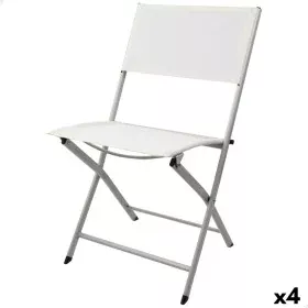 Folding Chair Aktive White 46 x 81 x 55 cm (4 Units) by Aktive, Folding Chairs - Ref: S8902424, Price: 98,00 €, Discount: %