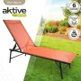 Chaise longue inclinable Aktive Orange 180 x 35 x 49 cm (2 Unités) de Aktive, Bains de soleil - Réf : S8902431, Prix : 84,46 ...