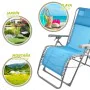 Chaise longue Aktive Textilène Bleu 160 x 76 x 52 cm de Aktive, Bains de soleil - Réf : S8902432, Prix : 60,03 €, Remise : %