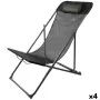 Chaise longue inclinable Aktive Noir 53 x 87 x 78 cm (4 Unités) de Aktive, Bains de soleil - Réf : S8902436, Prix : 77,34 €, ...