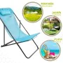 Reclining lounder Aktive Blue 53 x 87 x 78 cm (4 Units) by Aktive, Sunloungers - Ref: S8902437, Price: 84,46 €, Discount: %