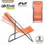 Chaise longue inclinable Aktive Orange 53 x 87 x 78 cm (4 Unités) de Aktive, Bains de soleil - Réf : S8902438, Prix : 84,46 €...