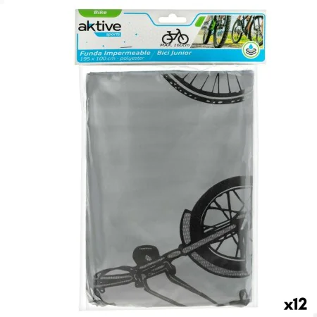 Funda protectora para bicicletas Aktive 195 x 100 x 5 cm Impermeable Gris de Aktive, Fundas para bicicletas - Ref: S8902868, ...