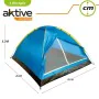 Magasin de campagne Aktive 4 personnes 210 x 130 x 240 cm (4 Unités) de Aktive, Tentes dôme - Réf : S8902878, Prix : 114,56 €...