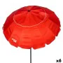 Parasol Aktive Rouge Aluminium 220 x 215 x 220 cm (6 Unités) de Aktive, Parasols - Réf : S8902930, Prix : 190,43 €, Remise : %