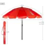 Parasol Aktive Rouge Aluminium 240 x 235 x 240 cm (6 Unités) de Aktive, Parasols - Réf : S8902931, Prix : 193,15 €, Remise : %