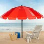 Parasol Aktive Rouge Aluminium 240 x 235 x 240 cm (6 Unités) de Aktive, Parasols - Réf : S8902931, Prix : 193,15 €, Remise : %