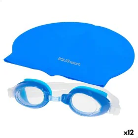 Cuffia e Occhialini da Nuoto AquaSport Azzurro Per bambini Plastica (12 Unità) di AquaSport, Cuffie - Rif: S8902948, Prezzo: ...