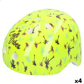 Children's Cycling Helmet Colorbaby Neon Cali Vibes Yellow (4 Units) by Colorbaby, Kids' Helmets - Ref: S8903109, Price: 53,3...