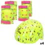 Conjunto de Proteções de Desporto Colorbaby Neon Cali Vibes Amarelo (4 Unidades) de Colorbaby, Capacetes infantis - Ref: S890...