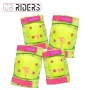 Conjunto de Proteções de Desporto Colorbaby Neon Cali Vibes Amarelo (4 Unidades) de Colorbaby, Capacetes infantis - Ref: S890...