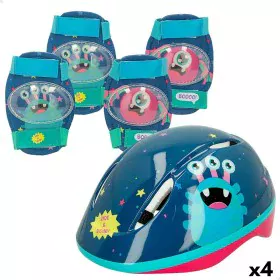 Set of helmets and knee pads Colorbaby Monster (4 Units) by Colorbaby, Kids' Helmets - Ref: S8903226, Price: 68,39 €, Discoun...