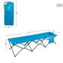 Cama plegable Aktive Azul Camping 178 x 62 x 38 cm 178 x 38 x 62 cm (2 Unidades) de Aktive, Cunas y hamacas - Ref: S8903237, ...